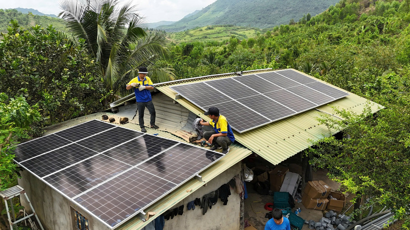 Hình ảnh thực tế - Quỳnh An Solar - Công Ty TNHH Xây Dựng Và Công Nghệ Quỳnh An